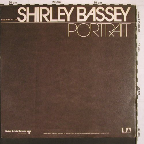 Bassey,Shirley: Portrait, Foc, UA (UAS 29391/92), D Typ: 2LP Best.-Nr.: Y2021 Preis: 9,00 Euro