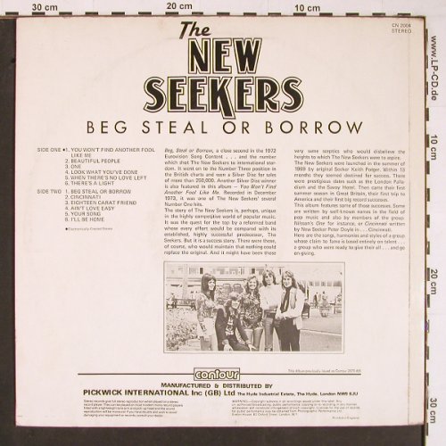 New Seekers: Beg Steel Or Borrow, Contour (CN 2004), UK Typ: LP Best.-Nr.: Y210 Preis: 6,00 Euro