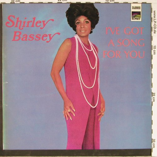 Bassey,Shirley: I've Got A Song For You, Sunset (SLS 50 151 Z), D Typ: LP Best.-Nr.: Y2113 Preis: 6,00 Euro