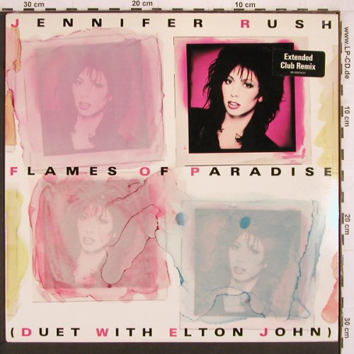 Rush,Jennifer: Flames Of Paradise*2+1, FS-New, CBS (49 06829), D, 1987 Typ: 12" Best.-Nr.: Y2127 Preis: 6,00 Euro