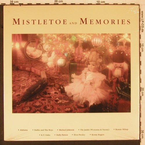 V.A.Mistletoe And Memories: Elvis Presley, D.Parton, Judds..., RCA, co(8372-1-R), US, FS-New, 1988 - LP - Y2199 - 7,50 Euro