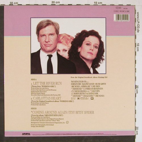 Simon,Carly: Let The River Run+2 (Working Girl), Arista (612124), D, 1989 Typ: 12" Best.-Nr.: Y2261 Preis: 4,00 Euro