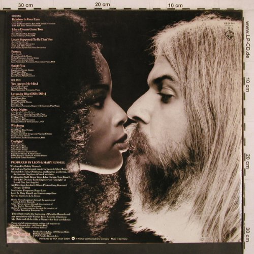Russell,Leon & Mary: Wedding Album, WB (56 244), D, 1976 Typ: LP Best.-Nr.: Y2283 Preis: 7,50 Euro