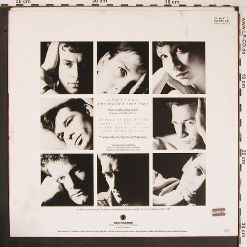 Big Sound Authority: A Bad Town, 5Tr. EP, MCA(258 996-0), D, 1985 - 12inch - Y240 - 5,00 Euro