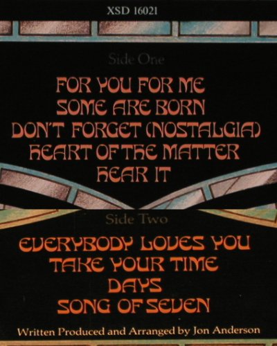 Anderson,Jon: Song Of Seven, Atlantic (XSD 16021), CDN, 1980 Typ: LP Best.-Nr.: Y2431 Preis: 6,00 Euro