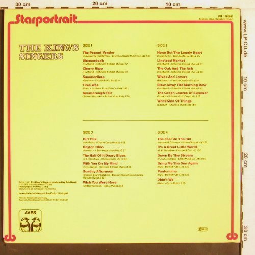 King's Singers: Starportrait,Foc, Aves(INT 156.501), D, 1978 - 2LP - Y2475 - 7,50 Euro