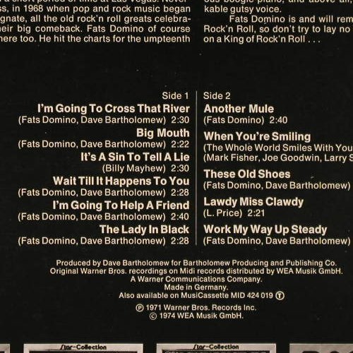 Domino,Fats: Star Collection Vol.2, Midi, Warenprobe(MID 24 019), D, 1974 - LP - Y2491 - 6,00 Euro