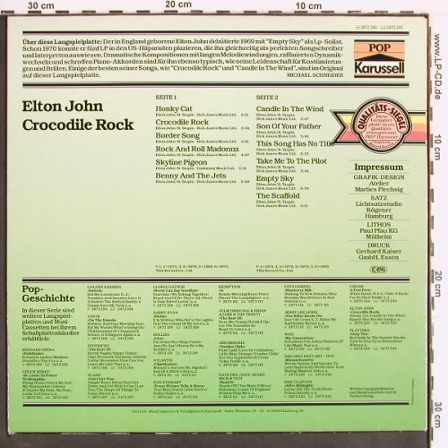 John,Elton: Crocodile Rock, Karussell(2872 245), D,  - LP - Y2510 - 5,00 Euro
