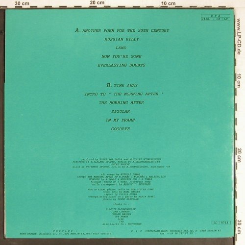 Poems For Laila: Another Poem For The 20th, Foc, Vielklang/EFA (04281-08), D, 1989 Typ: LP Best.-Nr.: Y2582 Preis: 7,50 Euro