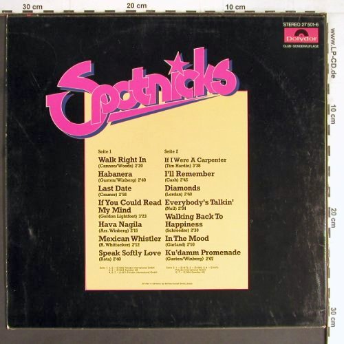 Spotnicks: Same, vg-/vg+(Lehmweg Cover,Pö), Polydor Club Ed.(27 501-6), D,  - LP - Y2599 - 3,00 Euro