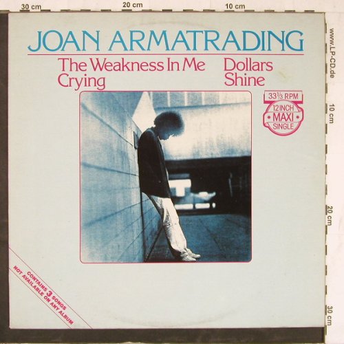 Armatrading,Joan: The Weakness In Me+3, AM (AMS 12.9191), NL, 1981 Typ: 12" Best.-Nr.: Y2626 Preis: 5,00 Euro