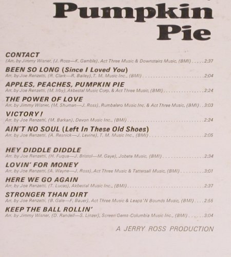 Jay & The Techniques: Apples,Peaches,Pumpkin Pie, Smash, Promo Stoc(SRS 67095), US, 1967 - LP - Y2637 - 9,00 Euro