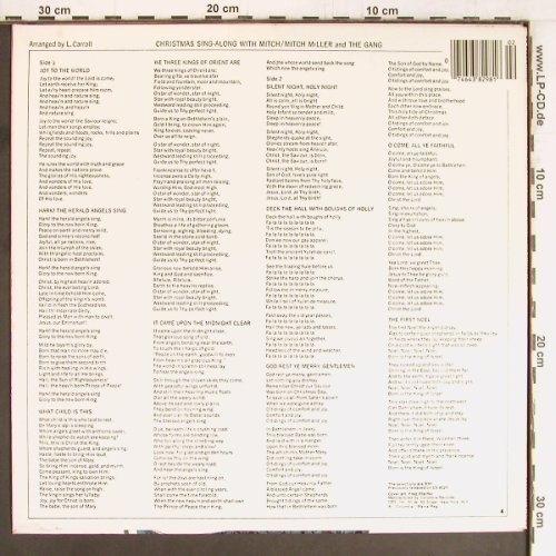 Miller,Mitch and the Gang: Christmas Sing-Along with Mitch, Columbia (3C 38298), US Typ: LP Best.-Nr.: Y2675 Preis: 7,50 Euro