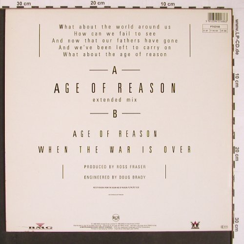 Farnham,John: Age Of Reason*2+1, RCA(PT 42168), D, 1988 - 12inch - Y274 - 3,00 Euro