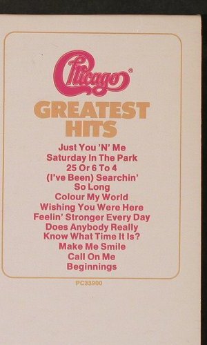 Chicago: Greatest Hits, Columbia(PC 33900), CDN, 1975 - LP - Y2775 - 5,00 Euro