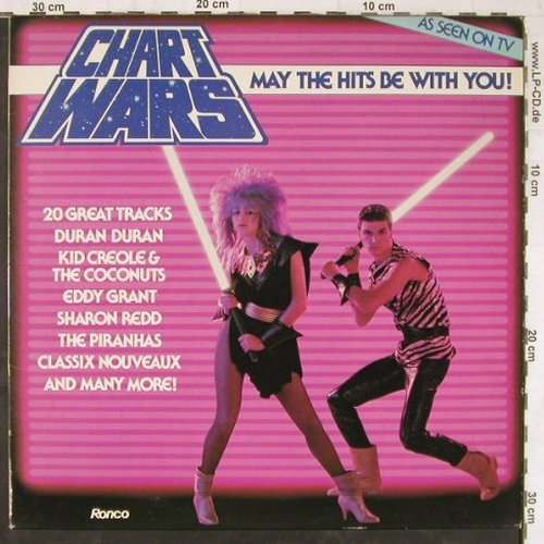 V.A.Chart Wars: Duran Duran...Renee and Renato,20Tr, Ronco (RTL 2086), UK, 1982 Typ: LP Best.-Nr.: Y2788 Preis: 5,00 Euro