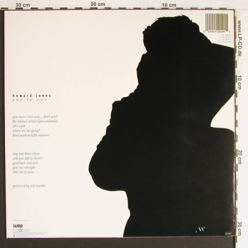 Jones,Howard: To One, WEA(242 009-1), D, 1986 - LP - Y2834 - 5,00 Euro