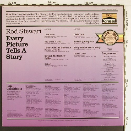 Stewart,Rod: Every Picture Tells A Story, Karussell POP, Ri (2872 112), D Typ: LP Best.-Nr.: Y2881 Preis: 6,00 Euro
