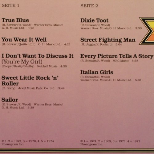 Stewart,Rod: Every Picture Tells A Story, Karussell POP, Ri (2872 112), D Typ: LP Best.-Nr.: Y2881 Preis: 6,00 Euro