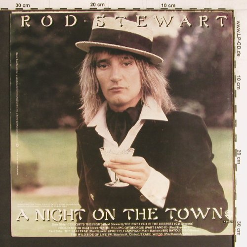 Stewart,Rod: A Night On The Town, WB (K 56234), Israel, 1976 Typ: LP Best.-Nr.: Y2885 Preis: 6,00 Euro