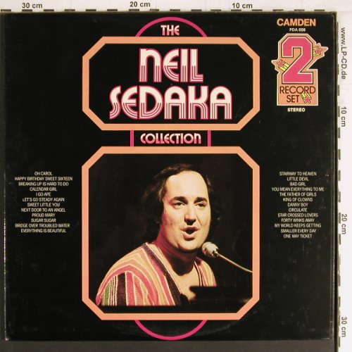Sedaka,Neil: The Collection, Foc, RCA Camden (PDA 008), UK, Ri Typ: 2LP Best.-Nr.: Y2891 Preis: 6,00 Euro