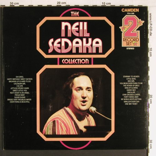 Sedaka,Neil: The Collection, Foc, RCA Camden (PDA 008), UK, Ri Typ: 2LP Best.-Nr.: Y2891 Preis: 6,00 Euro