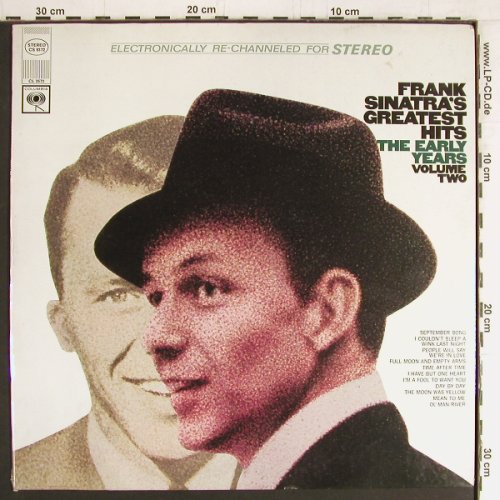 Sinatra,Frank: Greatest Hits-The Early Years 2, Columbia (CS 9372), US,FS-New, 1966 Typ: LP Best.-Nr.: Y2907 Preis: 12,50 Euro