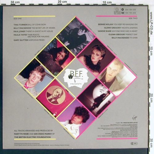 V.A.B.E.F. pres: Music of Quality and DistingtionV.1, Virgin (204 184-320), D, 1982 Typ: LP Best.-Nr.: Y2932 Preis: 5,00 Euro