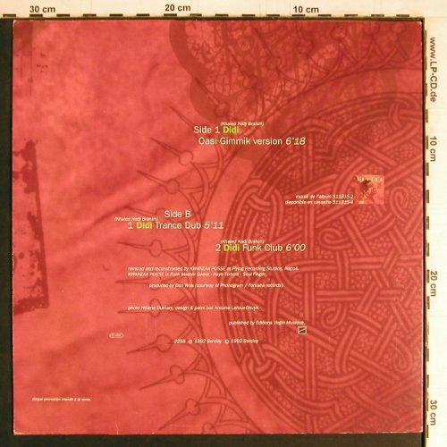 Khaled: Didi *3, remix, Barclay(2258), F, 1992 - 12inch - Y2963 - 4,00 Euro