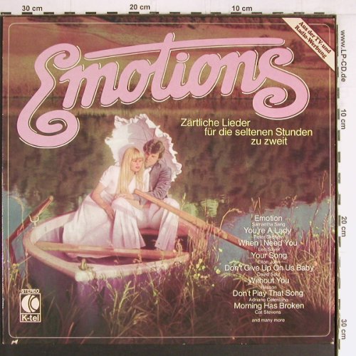 V.A.Emotions: Zärtliche Lieder f.seltene Stunden., K-tel (TG 1241), D, 1979 Typ: LP Best.-Nr.: Y3092 Preis: 5,00 Euro