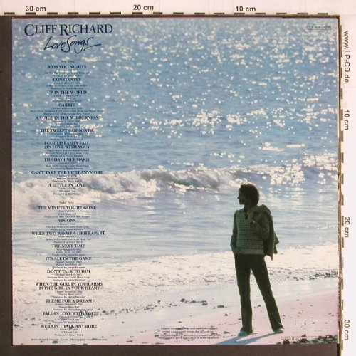 Richard,Cliff: Love Songs, EMI (1A 062-07508), NL, 1981 Typ: LP Best.-Nr.: Y3096 Preis: 6,00 Euro