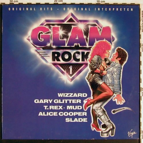 V.A.Glam Rock: 1 - Gary Glitter,T.Rex,Mud,A.Cooper, Virgin (210 494-501), D, 1990 Typ: LP Best.-Nr.: Y3168 Preis: 6,00 Euro