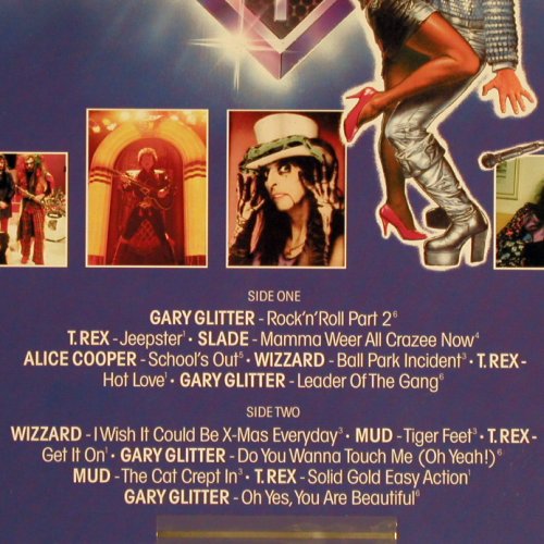 V.A.Glam Rock: 1 - Gary Glitter,T.Rex,Mud,A.Cooper, Virgin (210 494-501), D, 1990 Typ: LP Best.-Nr.: Y3168 Preis: 6,00 Euro
