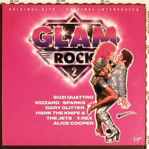 V.A.Glam Rock: 2 - Suzi Quattro...Hank the Knife.., Virgin (210 495-501), D, 1990 Typ: LP Best.-Nr.: Y3169 Preis: 6,00 Euro