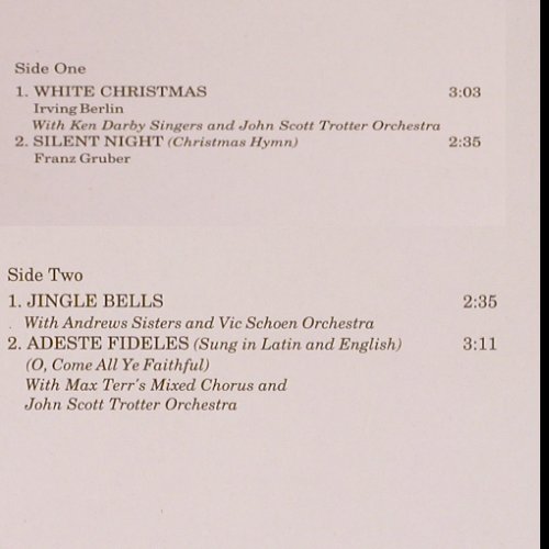 Crosby,Bing: White Christmas (1970) +3, MCA (257 325-0 LB), D, 1989 Typ: 12" Best.-Nr.: Y3245 Preis: 4,00 Euro