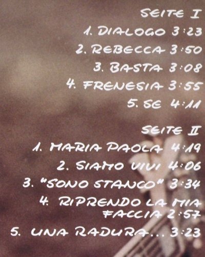 Nannini,Gianna: Una Radura..., Dischi Ricordi (0065.008), D, 1977 Typ: LP Best.-Nr.: Y3258 Preis: 7,50 Euro