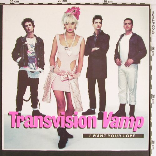 Transvision Vamp: I Want Your Love+2, MCA (257 922-0), D, 1988 Typ: 12" Best.-Nr.: Y3264 Preis: 3,00 Euro