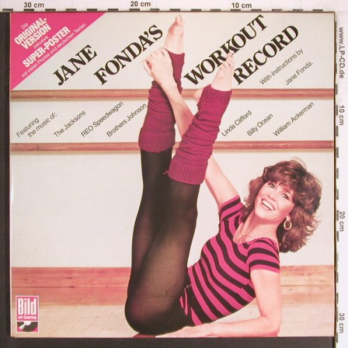 Fonda,Jane: Workout Record, Foc, Poster, CBS(88620), NL, 1981 - 2LP - Y3286 - 7,50 Euro