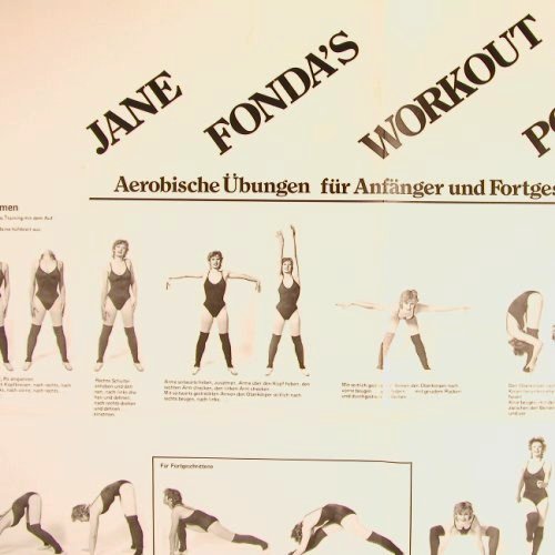 Fonda,Jane: Workout Record, Foc, Poster, CBS(88620), NL, 1981 - 2LP - Y3286 - 7,50 Euro