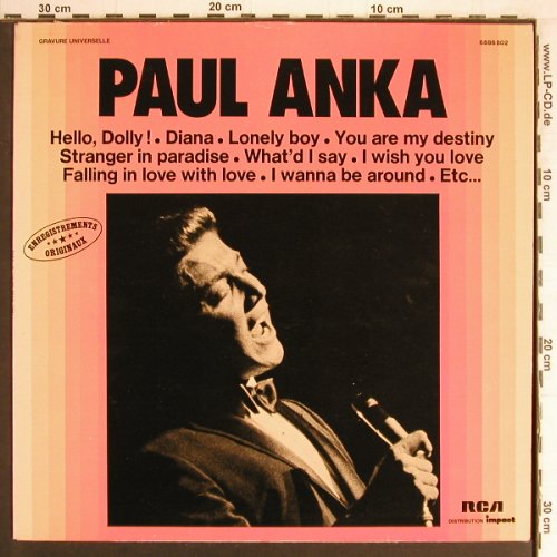 Anka,Paul: Same - Live in New York, Impact (6886 802), F Typ: LP Best.-Nr.: Y3292 Preis: 7,50 Euro