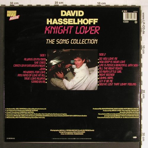 Hasselhoff,David: Knight Lover, 17 Greatest Hits, CBS(465286 1), NL, 1989 - LP - Y3332 - 6,00 Euro