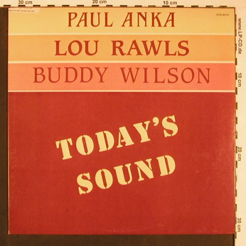 V.A.Today's Sound: Anka,Paul, Lou Rawls, Buddy Wilson, Sagittarius Records(OTD 8415), , 1983 - LP - Y333 - 5,00 Euro
