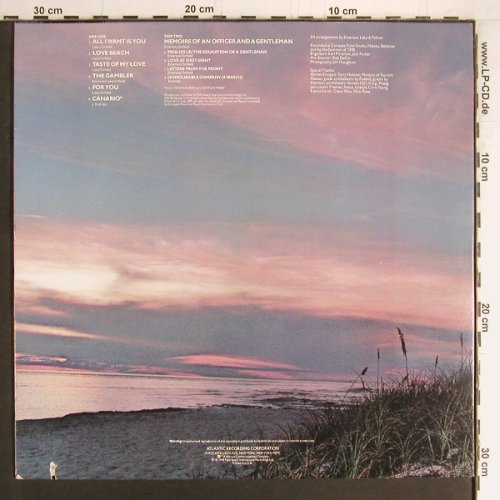 Emerson Lake & Palmer: Love Beach, Atlantic(SD 19211), US, co, 1978 - LP - Y3382 - 6,00 Euro