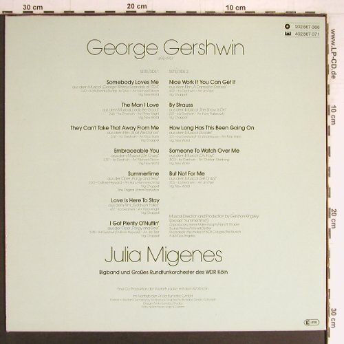 Migenes,Julia: Gershwin Love Songs, Ariola(202 867-366), D, 1981 - LP - Y3384 - 6,00 Euro