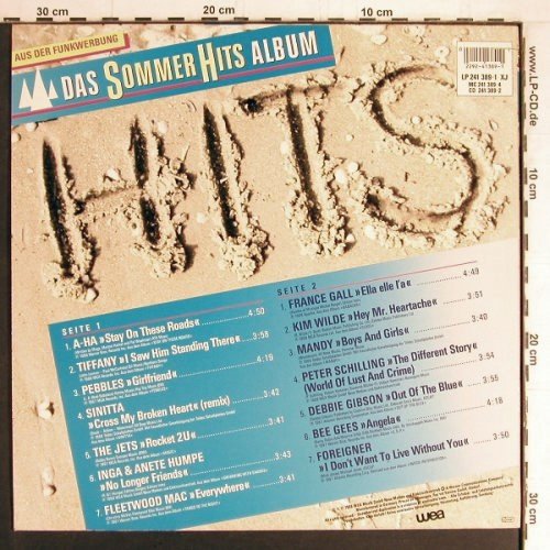 V.A.Das Sommer Hits Album: A-Ha...Foreigner, WEA (241 389-1), D, co, 1988 Typ: LP Best.-Nr.: Y3386 Preis: 5,00 Euro