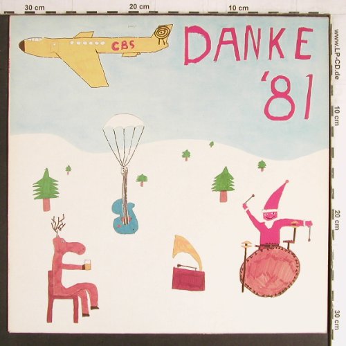 V.A.Danke'81: Costa Cordalis...Bob Dylan,Lim.Ed., CBS No.6450 (CBS 1981), D,Promo, 1981 Typ: LP Best.-Nr.: Y3410 Preis: 6,00 Euro