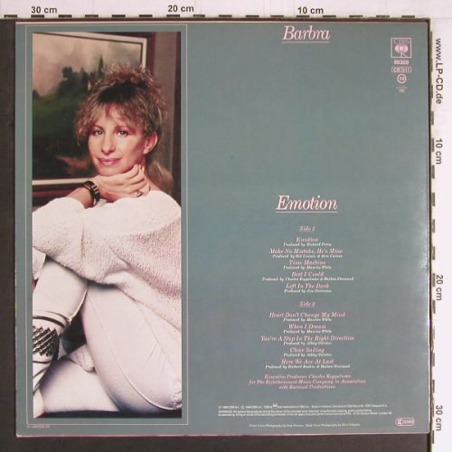 Streisand,Barbra: Emotion, CBS (86309), NL, 1984 Typ: LP Best.-Nr.: Y3418 Preis: 6,00 Euro