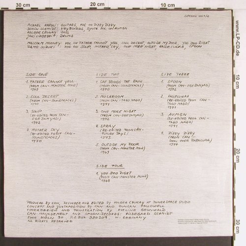 Can: Cannibalism, Foc, Spoon(001/2), D, Ri, 1981 - 2LP - Y3461 - 35,00 Euro