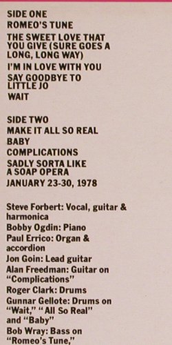 Forbert,Steve: Jackrabbit Slim, Nemperor(EPC 32589), NL, 1979 - LP - Y3476 - 6,00 Euro