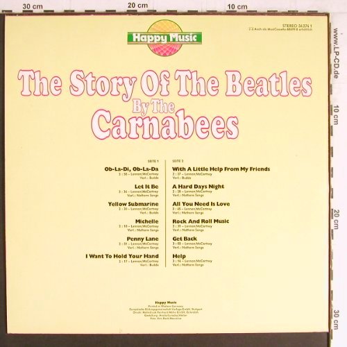 Carnabees: The Story Of The Beatles by the, Happy Music(34 274 1), D, 1979 - LP - Y3610 - 7,50 Euro
